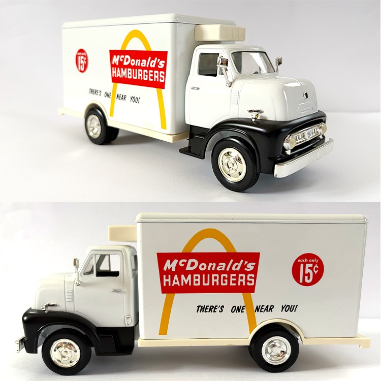 【訳あり】ヴィンテージコレクション ヴィンテージ マクドナルド '53 Ford デリバリーバン ダイキャスト メタルカー アメリカン雑貨