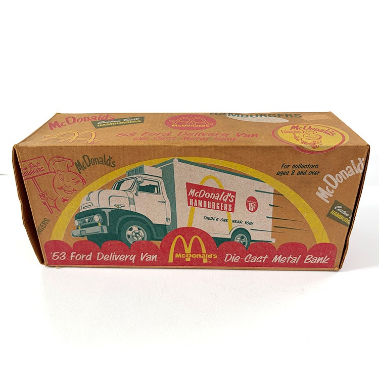 【訳あり】ヴィンテージコレクション ヴィンテージ マクドナルド '53 Ford デリバリーバン ダイキャスト メタルカー アメリカン雑貨