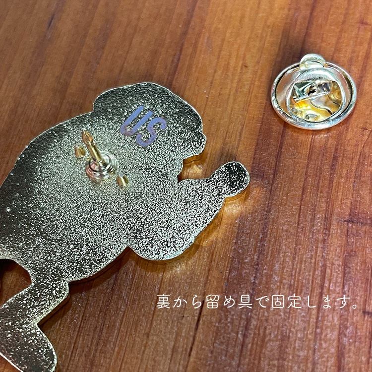【メール便発送】ピンズ DOUBLE DRINK CAP W40×H30mm