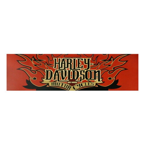 【メール便発送】ステッカー バンパーデカール 【HARLEY-DAVIDSON】ハーレーダビッドソン バンパーデカール（Flame） HDS-417 アメリカン雑貨　