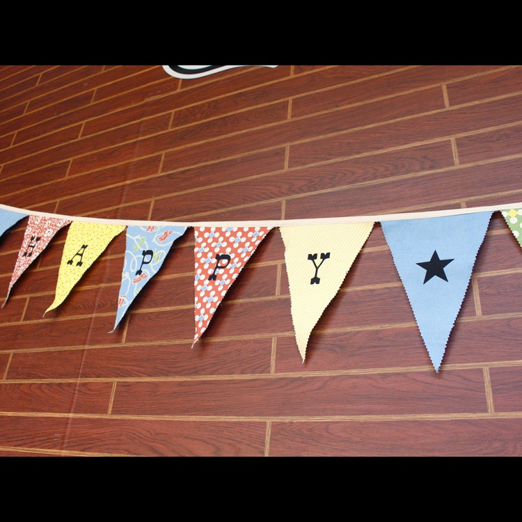 DETAIL バナー ”HAPPY BIRTHDAY” ガーランド W17×H23cm(全長330cm+ひも70cm) moda home / U.S.A.