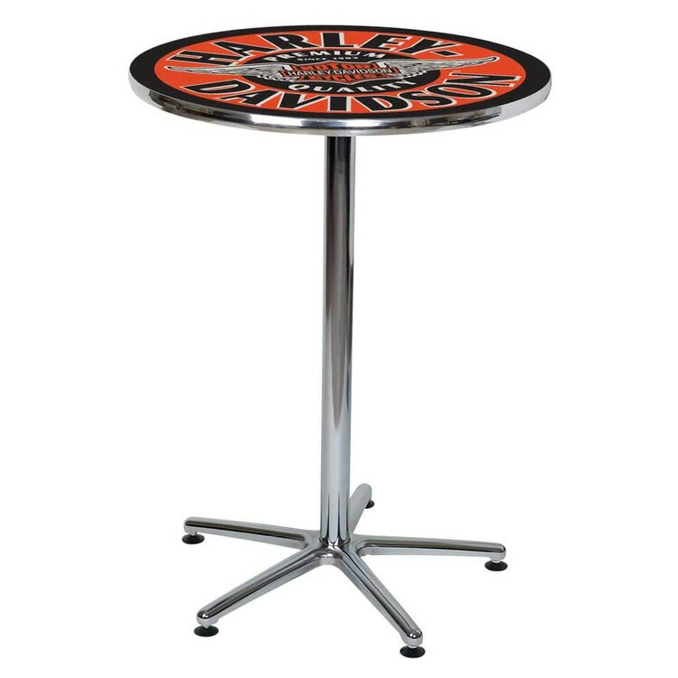 【期間限定セール】テーブル ハーレーダビッドソン ウイングド B&S カフェテーブル HDL-12328 HARLEY-DAVIDSON アメリカ雑貨 アメリカン雑貨　