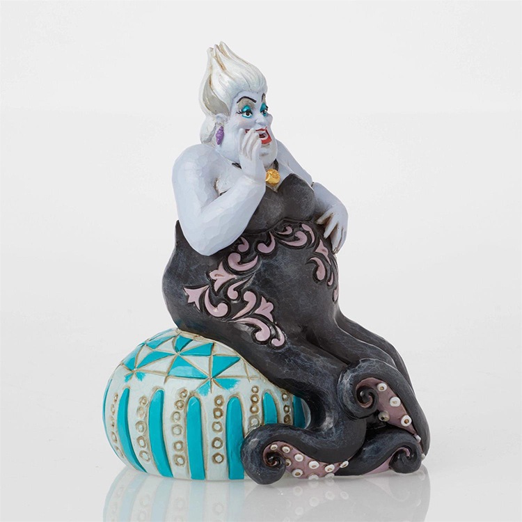 フィギュア アースラ シッティング ポーズ 約12cm リトルマーメイド enesco Disney Traditions レジン製【メーカー直送】【同梱不可】【あす楽不可】【代引き不可】