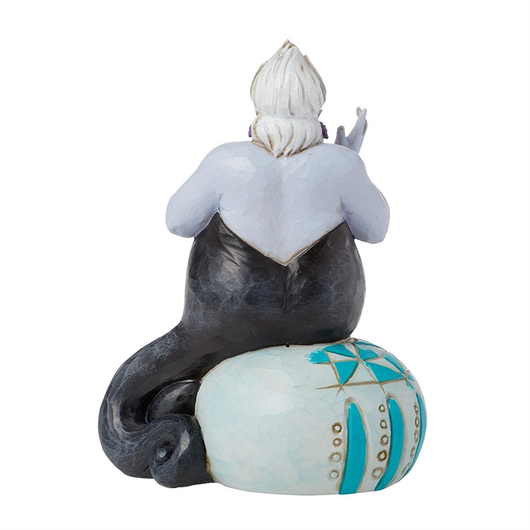 フィギュア アースラ シッティング ポーズ 約12cm リトルマーメイド enesco Disney Traditions レジン製【メーカー直送】【同梱不可】【あす楽不可】【代引き不可】