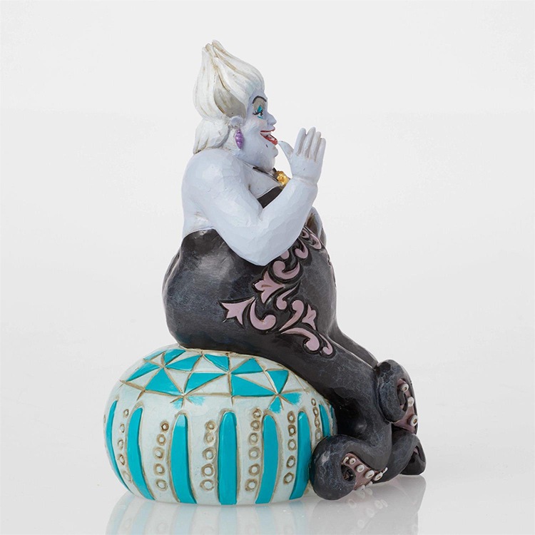 フィギュア アースラ シッティング ポーズ 約12cm リトルマーメイド enesco Disney Traditions レジン製【メーカー直送】【同梱不可】【あす楽不可】【代引き不可】