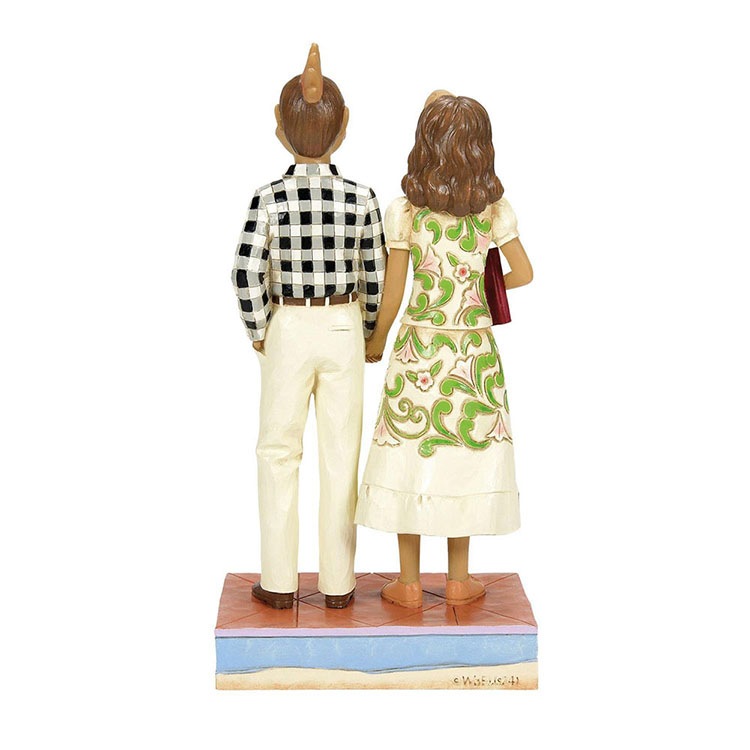 フィギュア クアダム＆バーバラ スケアリーマスク 19.5cm 映画 置物 コレクション enesco JIM SHORE【メーカー直送】【同梱不可】【あす楽不可】【代引き不可】