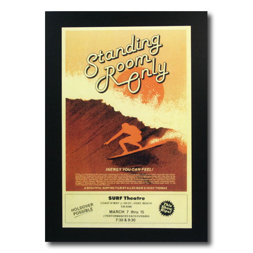 サーフィンムービーポスターアート サーフムービーポスター L-66 「The Sunshine Sea」 サイズ：31×20cm
