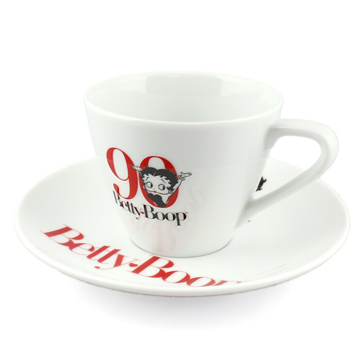 カップ＆ソーサー ベティ・ブープ 90周年記念 ティーカップ BT-C&S-003 BETTY BOOP アニバーサリー 陶器 日本製 アメリカン雑貨