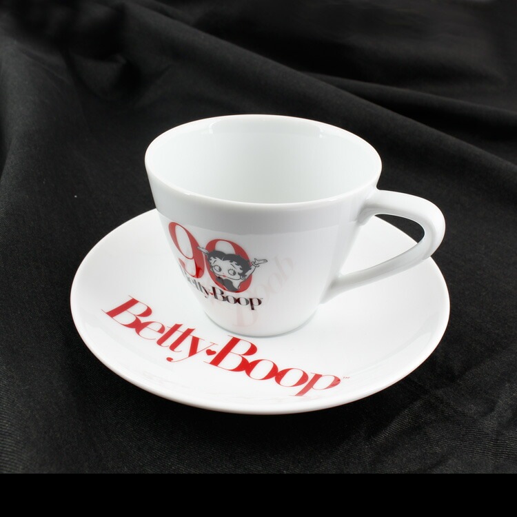カップ＆ソーサー ベティ・ブープ 90周年記念 ティーカップ BT-C&S-003 BETTY BOOP アニバーサリー 陶器 日本製 アメリカン雑貨