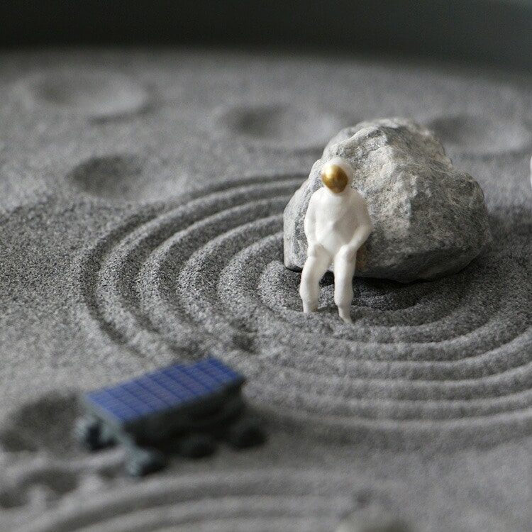 インテリアオブジェ MOON ZEN GARDEN ムーン ゼン ガーデン 月 禅
