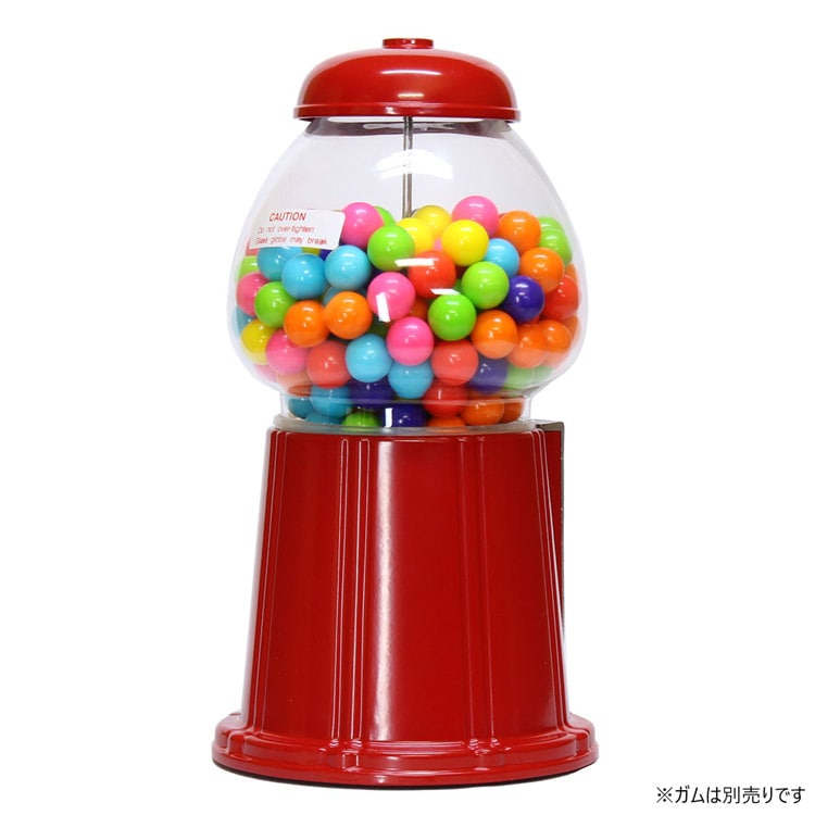 ガムボールマシーン 本体 12インチ 高さ29cm スチール製 ガラス ガチャガチャ ガムボール おもちゃ オブジェ ガムボールマシン おしゃれ インテリア人気 アメリカンクラシック ガムボールマシン ガチャガチャマシーン 貯金箱 ガム おもちゃ プレゼント