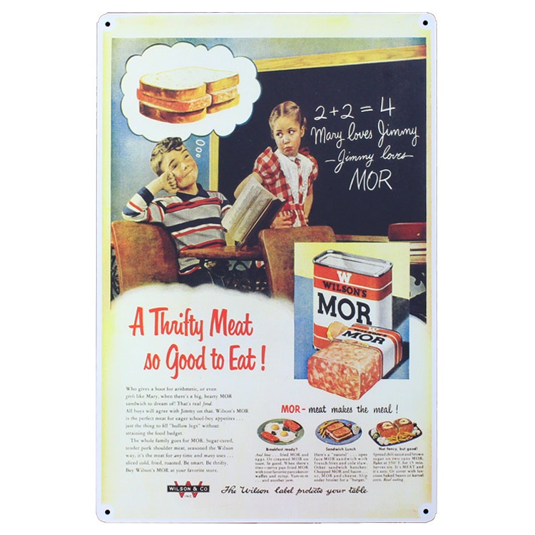 レトロサインセット コーヒー・ミニクーパー・ビートル ブリキ看板 7枚