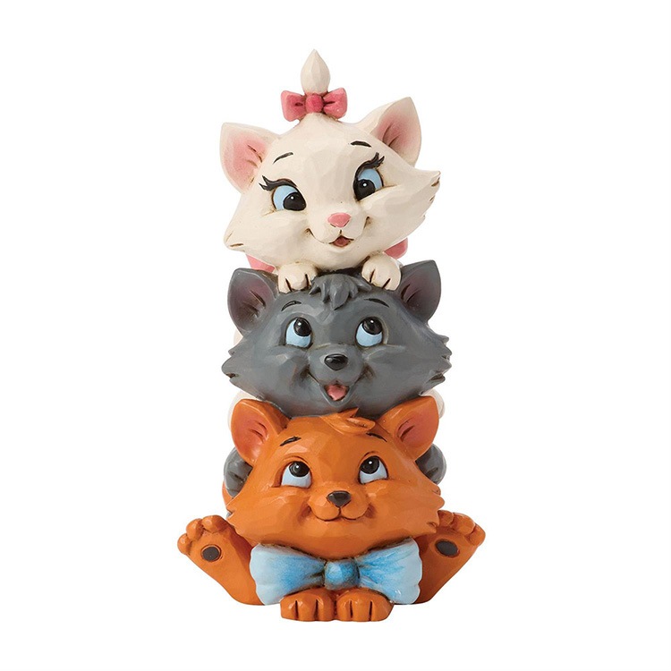 フィギュア おしゃれキャット スタックド ミニ 約9.5cm enesco Disney