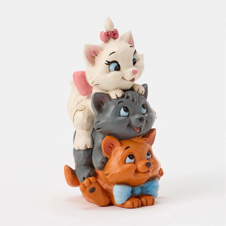 フィギュア おしゃれキャット スタックド ミニ 約9.5cm enesco Disney