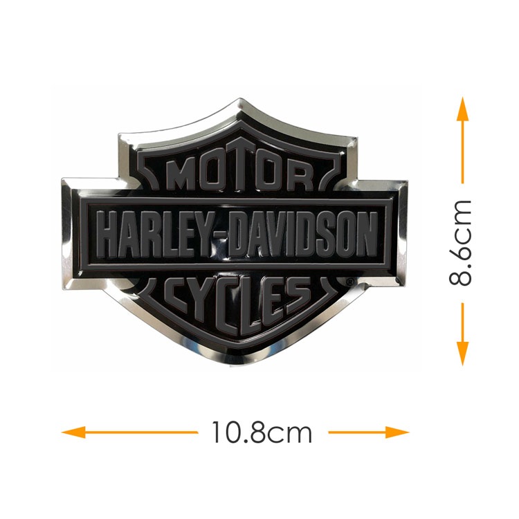 ハーレーダビッドソン　純正エンブレム ハーレー純正 メダリオン エンブレム 金属製 高品質 左右セット バー