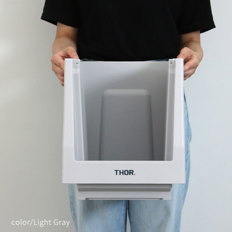  カスタマイズ可能な収納棚本体パーツ。 THOR STACKING SHELF CONTAINER 20L スタッキングシェルフコンテナー 20L ブラック 本体 収納 コンテナ 大容量 人気 TRUST アメリカン雑貨