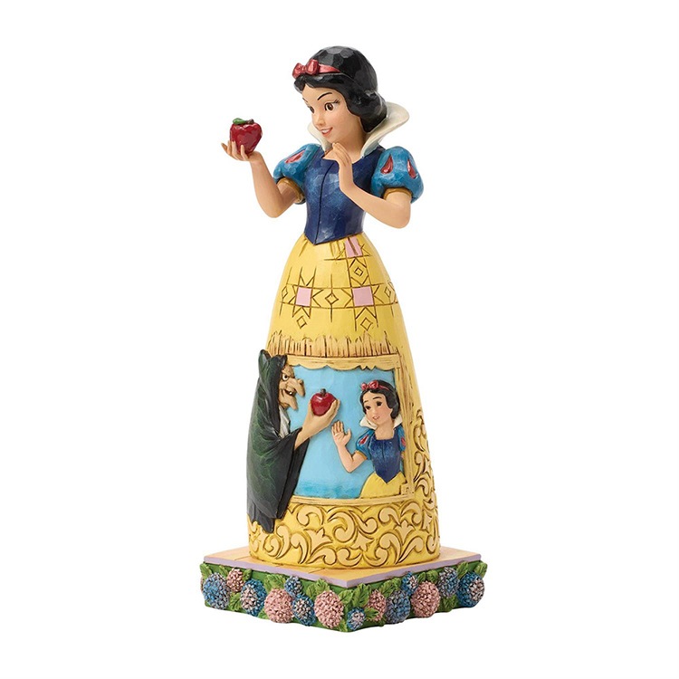 フィギュア 置物  白雪姫 アップル ウィズ シーン 約19.7cm enesco Disney Traditions スタチュー レジン製 キャラクター 人形【メーカー直送】【同梱不可】【あす楽不可】【代引き不可】