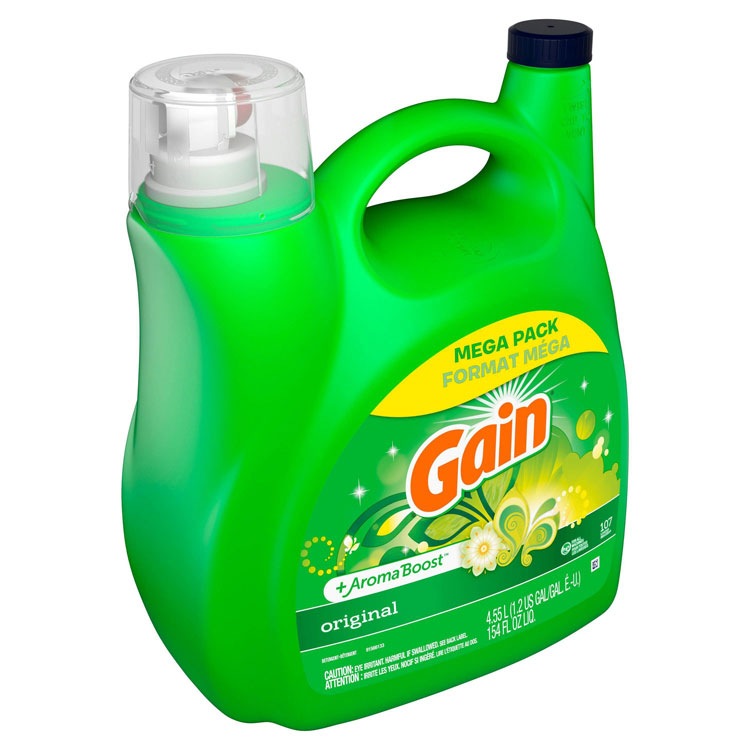 洗濯洗剤 大容量 正規輸入品 ゲイン オリジナル 4.55L 154oz 液体 P&G