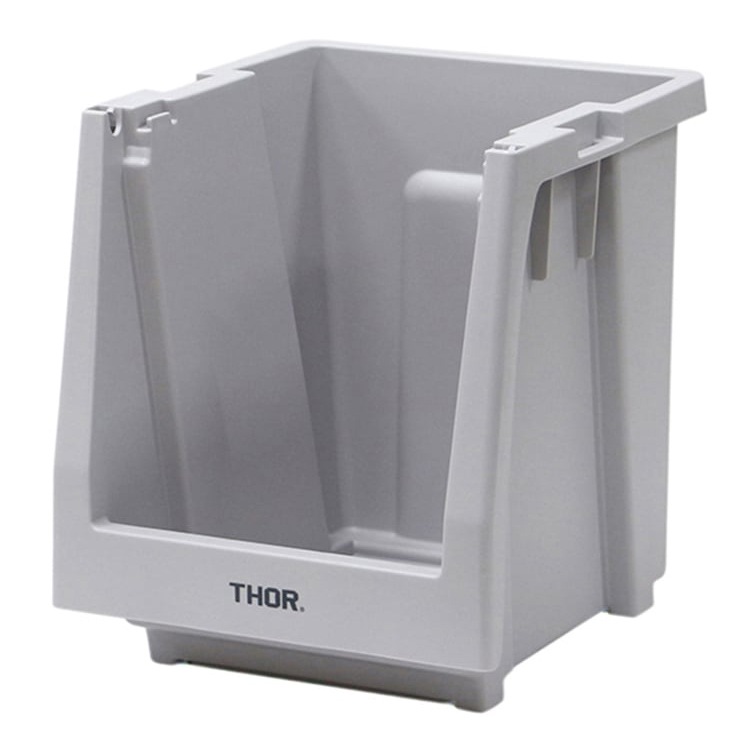  カスタマイズ可能な収納棚本体パーツ。 THOR STACKING SHELF CONTAINER 20L スタッキングシェルフコンテナー 20L ライトグレー  本体 収納 コンテナ 大容量 人気 TRUST アメリカン雑貨