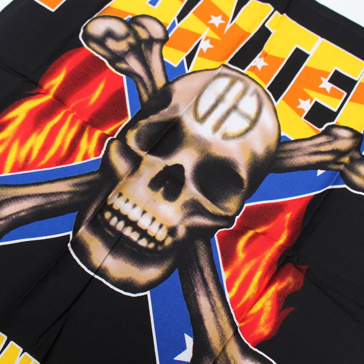 メール便発送】バンダナ ドクロ 大判 ロックバンダナ PANTERA パンテラ