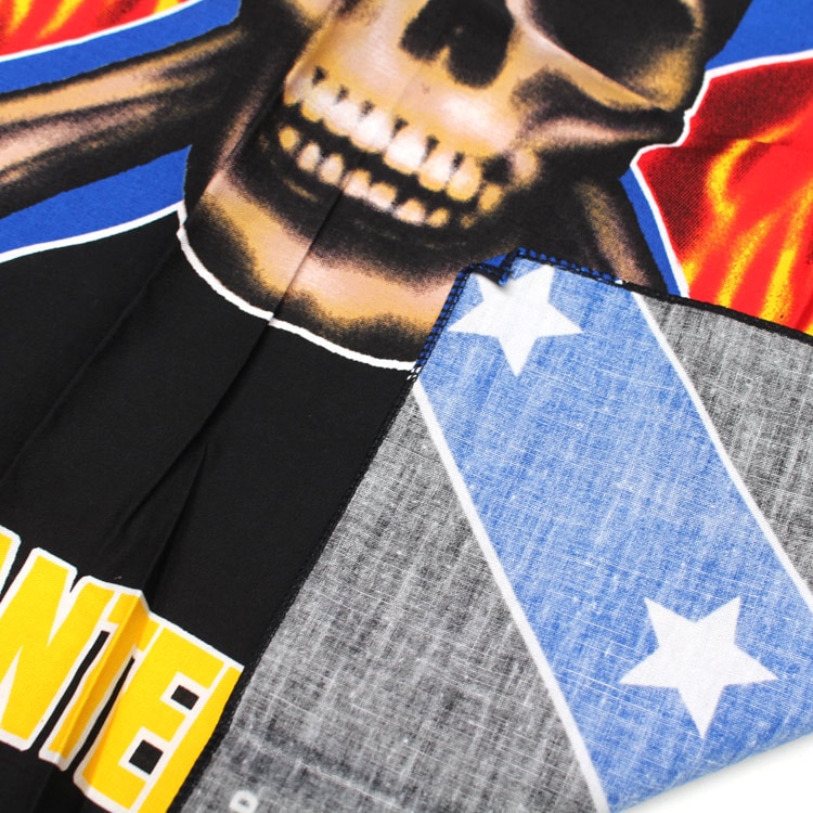 メール便発送】バンダナ ドクロ 大判 ロックバンダナ PANTERA パンテラ