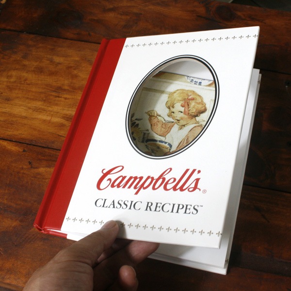 Campbell's Classic Recipes キャンベル クラシック レシピブック ハードカバー仕様 126ページ【キャンベルスープファン必見・１点限り】