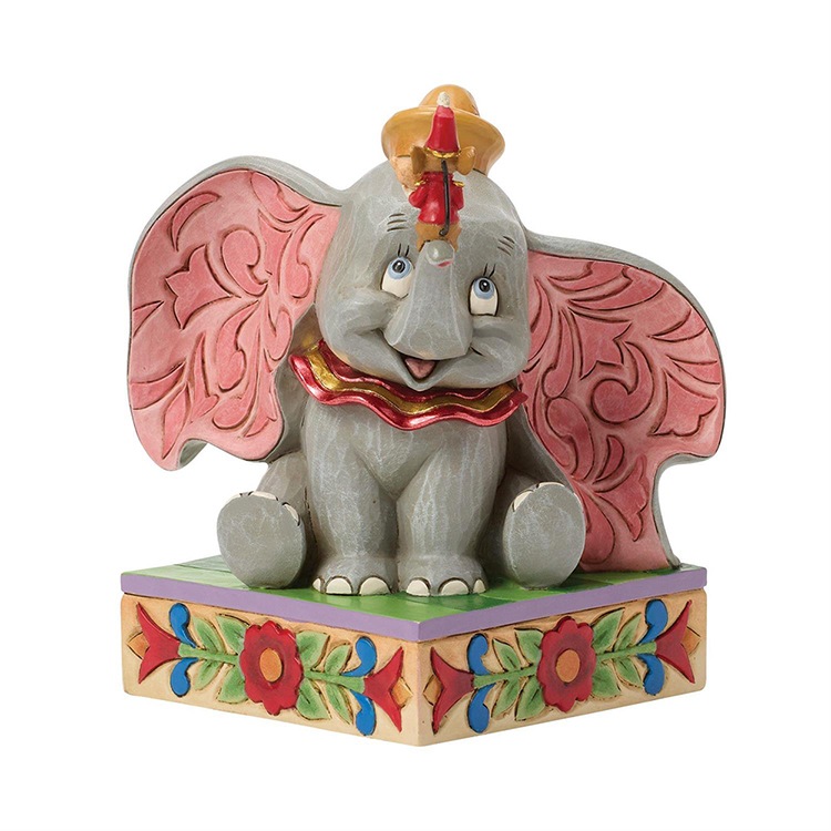 フィギュア 置物 ダンボ＆ティモシー 約15.2cm enesco Disney Traditions スタチュー レジン製 キャラクター 人形【メーカー直送】【同梱不可】【あす楽不可】【代引き不可】
