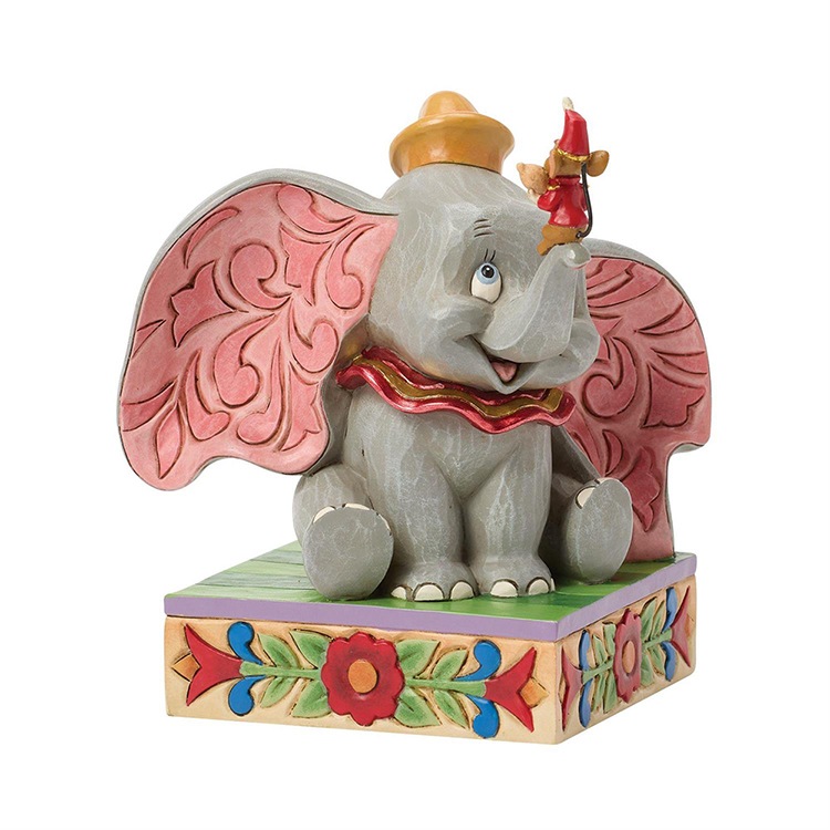 フィギュア 置物 ダンボ＆ティモシー 約15.2cm enesco Disney Traditions スタチュー レジン製 キャラクター 人形【メーカー直送】【同梱不可】【あす楽不可】【代引き不可】