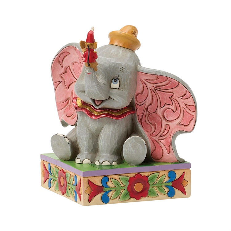 フィギュア 置物 ダンボ＆ティモシー 約15.2cm enesco Disney Traditions スタチュー レジン製 キャラクター 人形【メーカー直送】【同梱不可】【あす楽不可】【代引き不可】