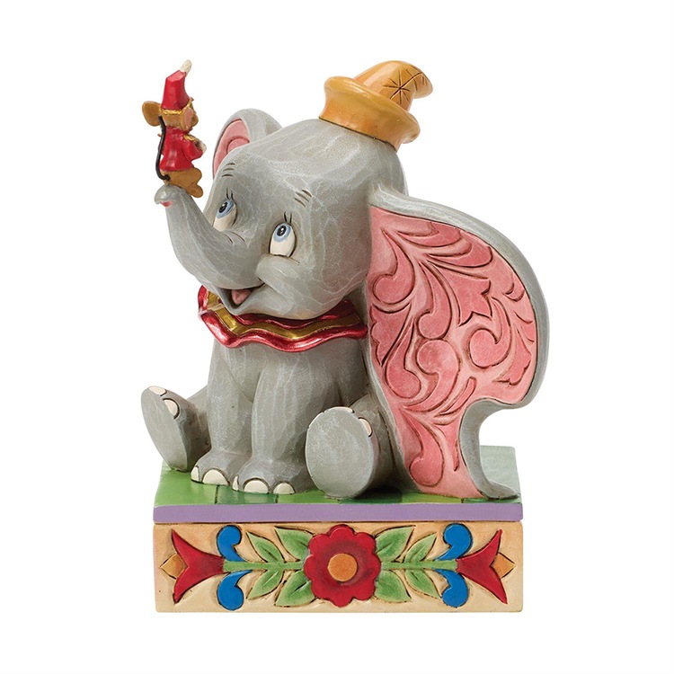 フィギュア 置物 ダンボ＆ティモシー 約15.2cm enesco Disney Traditions スタチュー レジン製 キャラクター 人形【メーカー直送】【同梱不可】【あす楽不可】【代引き不可】
