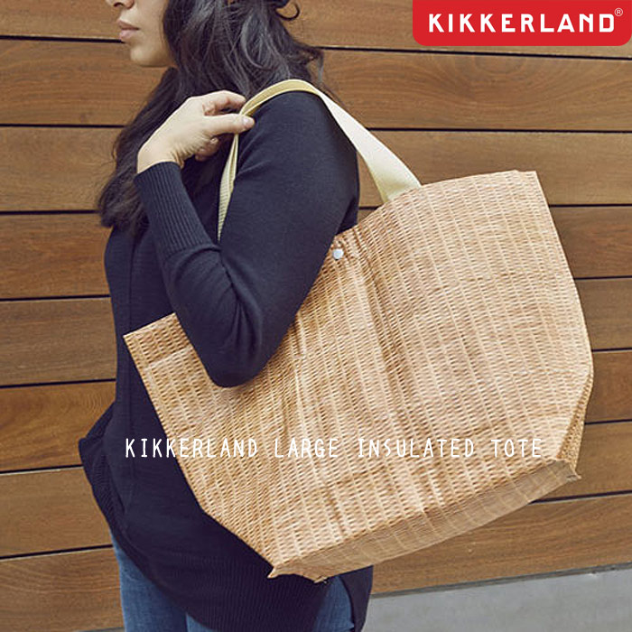 保冷バッグ キッカーランド ラージ インスレート トート おしゃれ ビッグサイズ 大きい KIKKERLAND アメリカ雑貨