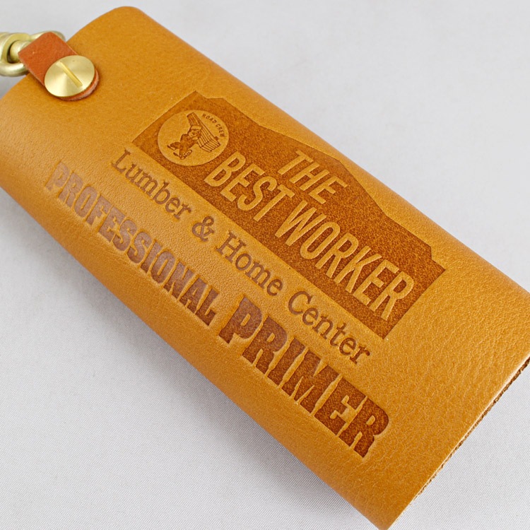 レザー キーケース BEST WORKER ベストワーカー CAMEL 高さ17×幅5×奥行3.5cm 革 真鍮 アンティーク かっこいい ファッション小物 日本製 アメリカン雑貨