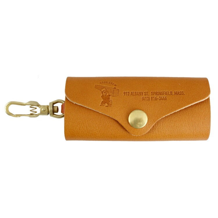 レザー キーケース BEST WORKER ベストワーカー CAMEL 高さ17×幅5×奥行3.5cm 革 真鍮 アンティーク かっこいい ファッション小物 日本製 アメリカン雑貨