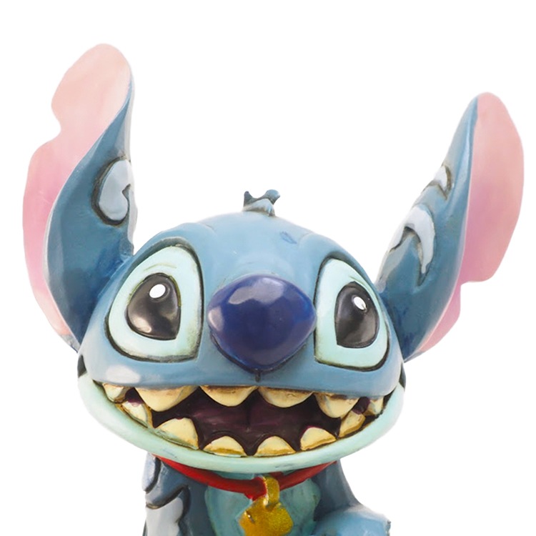 ディズニー フィギュア  スティッチ シッティングポーズ 高さ9.5cm JIM SHORE enesco Disney Traditions【メーカー直送】【同梱不可】【あす楽不可】【代引き不可】