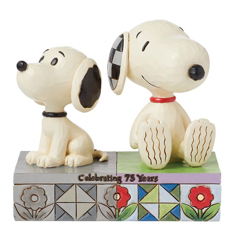 置物 フィギュア SNOOPY 1950s スヌーピー＆トゥデイズ スヌーピー 高さ12.7cm レジン製 スヌーピー インテリア小物  enesco Peanuts JIM SHORE【メーカー直送】【同梱不可】【あす楽不可】【代引き不可】