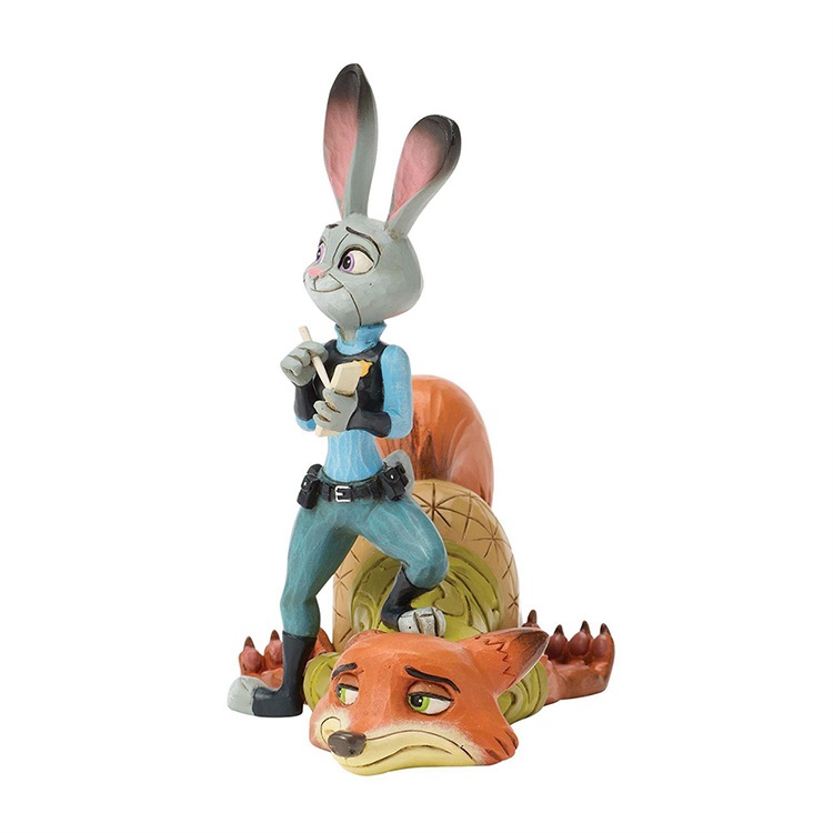 フィギュア 置物 ズートピア ジュディ＆ニック チームワーク 約11.7cm enesco Disney Traditions スタチュー レジン製 キャラクター 人形【メーカー直送】【同梱不可】【あす楽不可】【代引き不可】