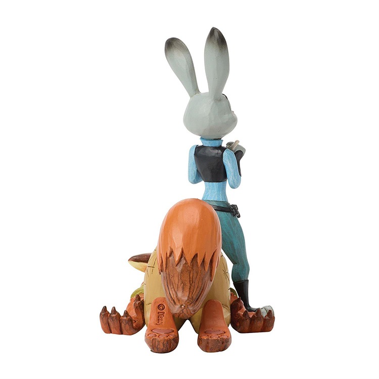 フィギュア 置物 ズートピア ジュディ＆ニック チームワーク 約11.7cm enesco Disney Traditions スタチュー レジン製 キャラクター 人形【メーカー直送】【同梱不可】【あす楽不可】【代引き不可】