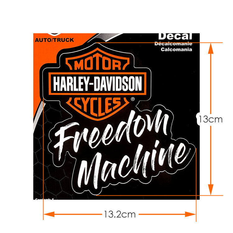 【メール便発送】ステッカー ハーレーダビッドソン デカール フリーダムマシーン CG25119 Harley-Davidson シール デカール カスタマイズ アメリカン雑貨