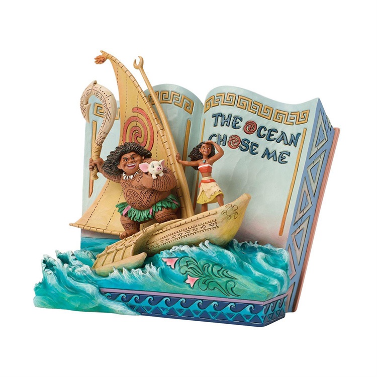 フィギュア 置物  モアナ ストーリーブック 約17.7cm enesco Disney Traditions スタチュー レジン製 キャラクター 人形【メーカー直送】【同梱不可】【あす楽不可】【代引き不可】