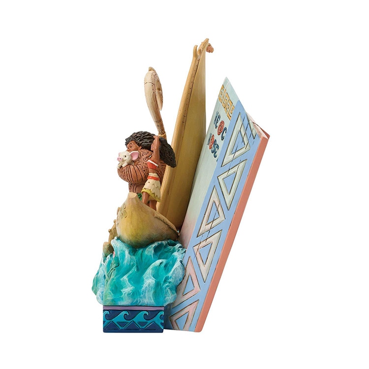 フィギュア 置物  モアナ ストーリーブック 約17.7cm enesco Disney Traditions スタチュー レジン製 キャラクター 人形【メーカー直送】【同梱不可】【あす楽不可】【代引き不可】