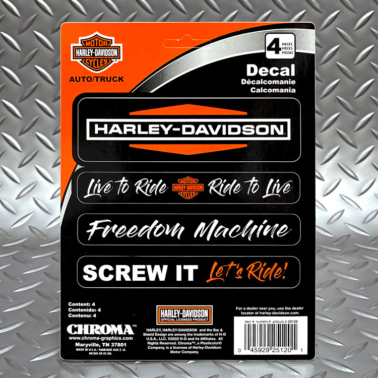 Harley-Davidsonクリップ&ステッカーまとめてお得セット Harley