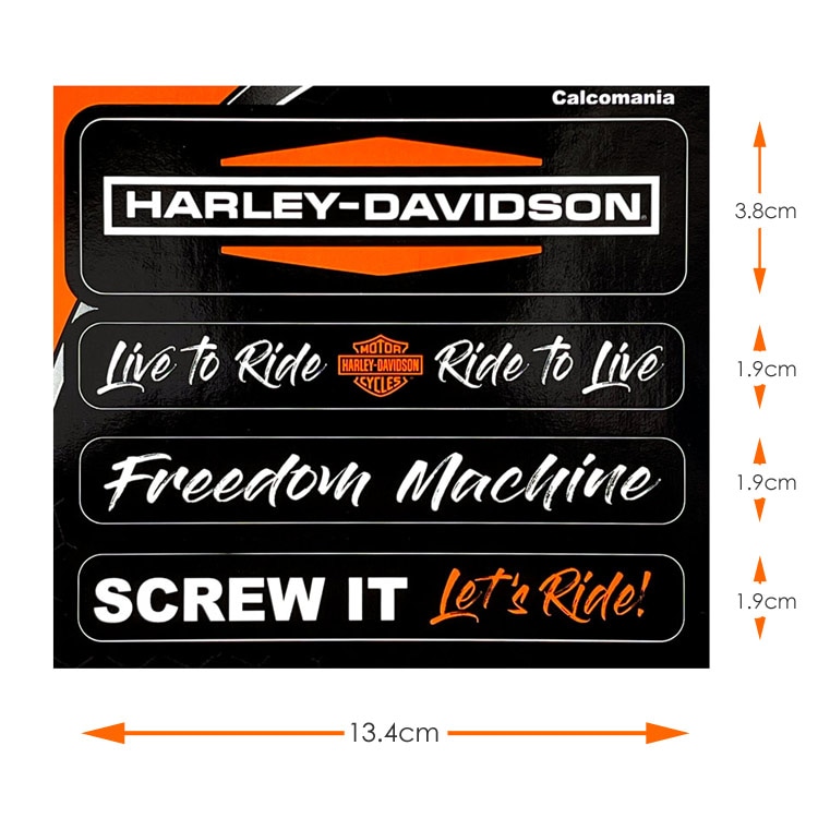 ハーレー　ステッカー　2025　自作品　Type-Z02　特殊形状　カラー変更可 ハーレーステッカー2025自作品Type-Z02特殊形状カラー変更可