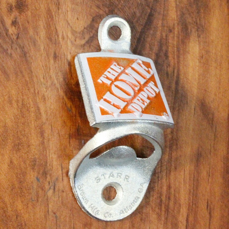 ウォールマウント ボトル オープナー ホームデポ HOME DEPOT 壁面用 栓抜き アメリカ雑貨 アメリカン雑貨