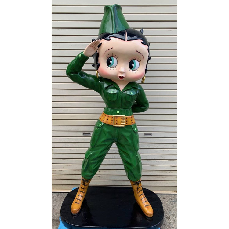 等身大フィギュア ARMY BETTY アーミーベティ ビッグサイズ