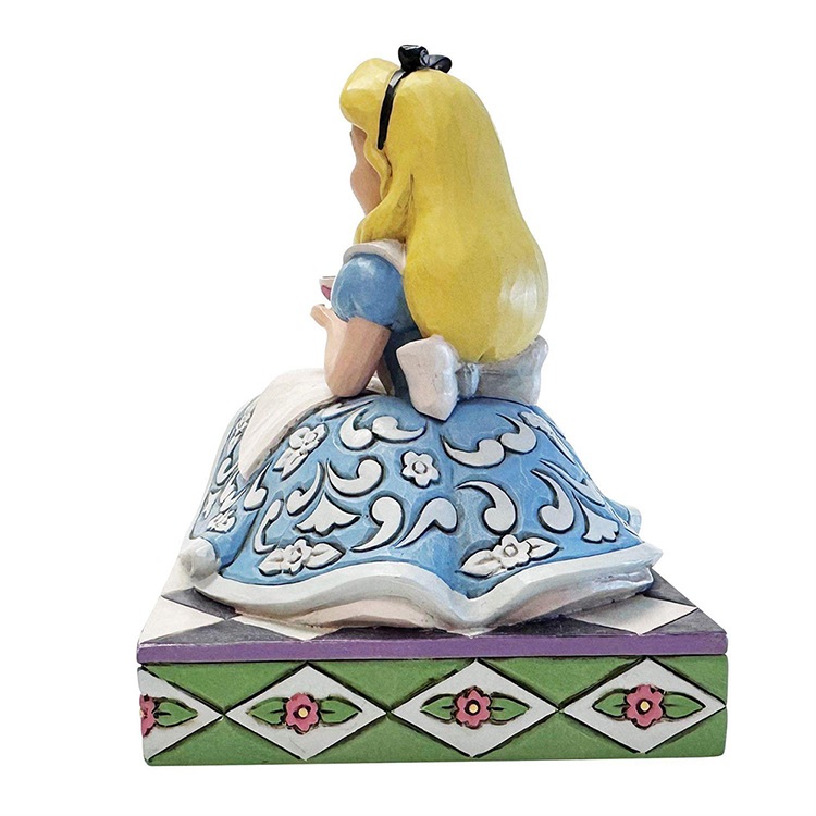 フィギュア 置物 アリス ウィズ ティーポット 約10.4cm enesco Disney Traditions スタチュー 不思議の国のアリス レジン製 キャラクター 人形【メーカー直送】【同梱不可】【あす楽不可】【代引き不可】