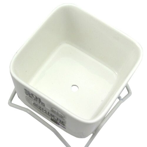 HERE by DETAIL プラントポット w/スタンド 60 レッド Pot W6.5×D6.5×H5cm / Stand W6.5×D6.5×H3cm / Weight 200g