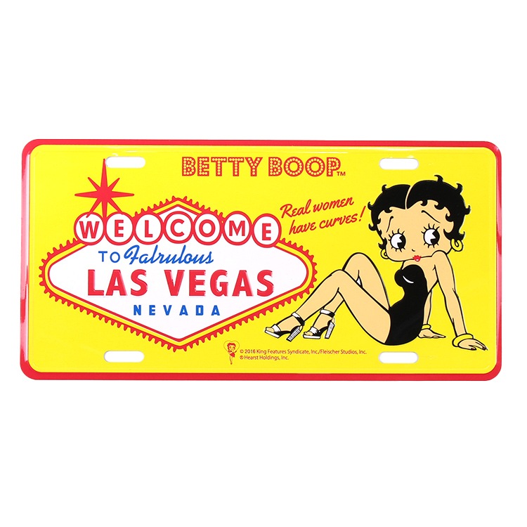メール便発送】CMプレート ベティーブープ Las Veags CMP-139 縦