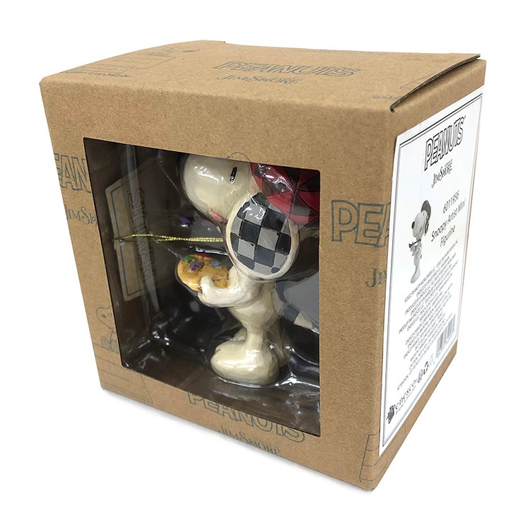 置物 フィギュア SNOOPY スヌーピー アーティスト ミニ 高さ9cm スヌーピー インテリア小物  enesco Peanuts JIM SHORE【メーカー直送】【同梱不可】【あす楽不可】【代引き不可】