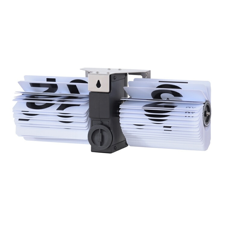 置き時計 フリップクロック ホワイト CLK-118WH パタパタクロック