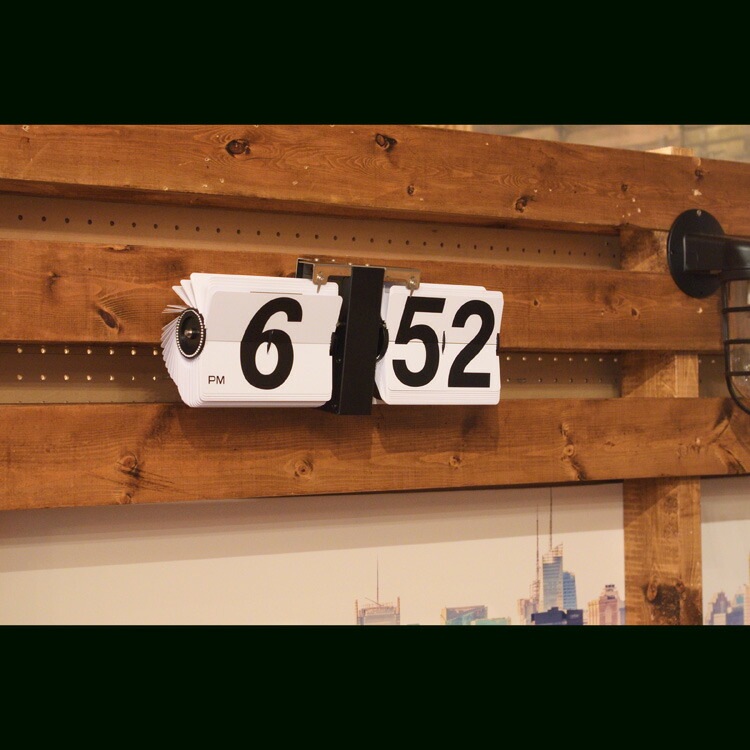 置き時計 フリップクロック ホワイト CLK-118WH パタパタクロック 壁掛け兼用 インテリア おしゃれ アナログ アメリカ雑貨 アメリカン雑貨